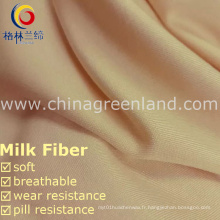 Micro fibre 95% polyester 5% Spandex pêche tissu pour le textile de vêtement (GLLML232)